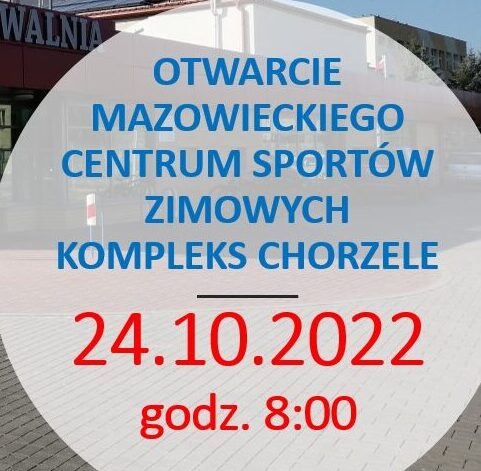 OTWARCIE MCSZ KOMPLEKS CHORZELE 24.10.2022